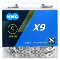 Цепь KMC X9 Silver/Grey