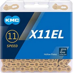 Цепь KMC X11EL Ti-N Gold 118