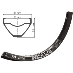 Обод DT Swiss R502 29x30...