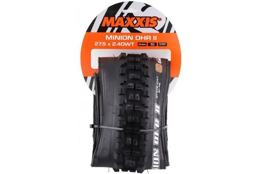 Покришка Maxxis Minion DHR II 27.5 x 2.4" WT 3C/TR/DH ETB85962700 фото