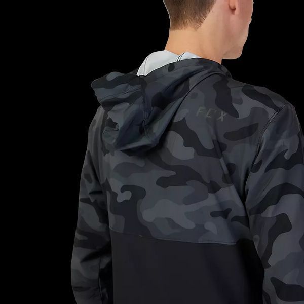 Толстовка FOX RANGER WIND Hoodie [Black Camo] 33767-247-M фото