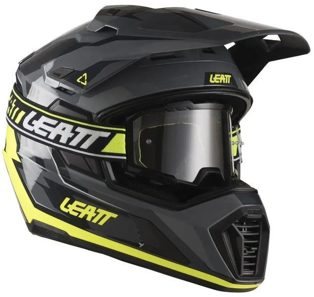 Шолом LEATT 7.5 Adventure Helmet + Goggle [Hi-Viz] 1026001503 фото