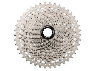 Касета 11-k 11-46T SUN RACE MS7 MTB сталевий павук, Metallic Silver CAS-40-32 фото
