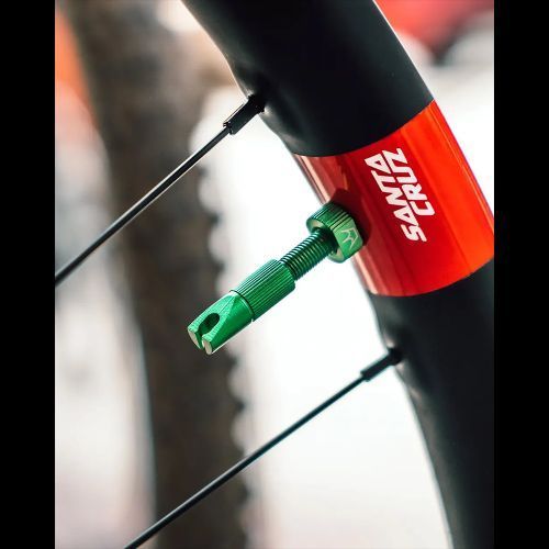 Ніпелі Peaty's x Chris King Tubeless Valves, 42mm, Red PTV2-42-RED-12 фото