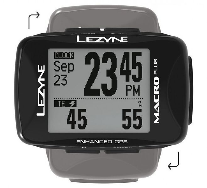 Велокомп'ютер Lezyne MACRO PLUS GPS Чорний 4712806 002770 фото
