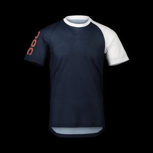 Футболка POC MTB Pure Tee Turmaline Navy/Hydrogen White PC 528428521LRG1 фото