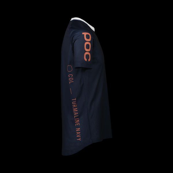 Футболка POC MTB Pure Tee Turmaline Navy/Hydrogen White PC 528428521LRG1 фото