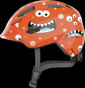 Велошолом дитячий ABUS SMILEY 3.0 Orange Monster 672668 фото