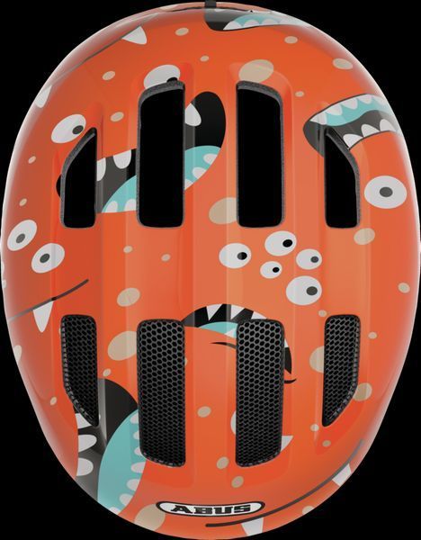 Велошолом дитячий ABUS SMILEY 3.0 Orange Monster 672668 фото