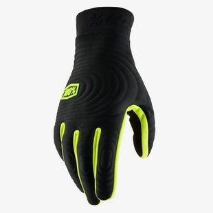 Рукавички зимові Ride 100% BRISKER XTREME Black/Fluo Yellow 10030-00003 фото