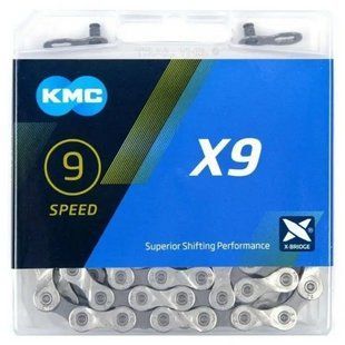 Цепь KMC X9 Grey BX09GG114 фото