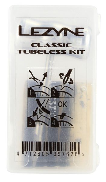 Ремкомплект для безкамерок Lezyne CLASSIC TUBELESS KIT Прозрачный 4712805 997626 фото
