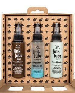 Набір мастил для ланцюга Peaty's LinkLube All Seasons Starter Pack, Dry/Wet/All-Weather, 3x 60ml PGP-ASL-4 фото