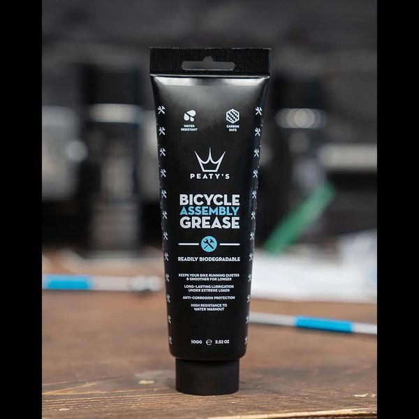 Мастило для рульових / кареток / болтів / осей Peaty's Bicycle Assembly Grease, 100g PGR-GEN-100-72 фото