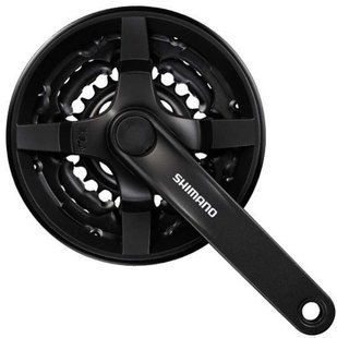 Шатуни Shimano FC-TY301 42/34/24T 175 мм захист зірок OEM AFCTY301E244XL фото