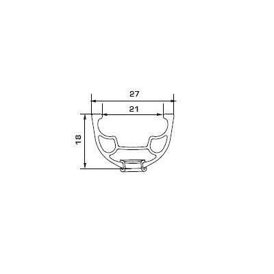 Обід ALEX RIMS DP21 700C 32 AV SSE BLK 1700009 фото