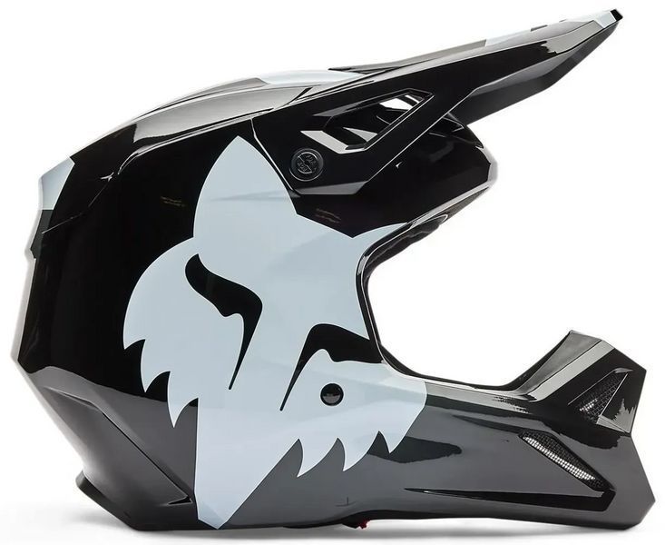 Шолом Fox V1 SHIELD Black 36385-001-L фото