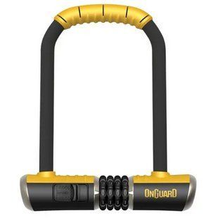 Замок U-образный ONGUARD BULLDOG COMBO STD 115 x 230 х 13мм, поворотные крепления на раму, кодовый замок на 4 цифры LCK-33-11 фото