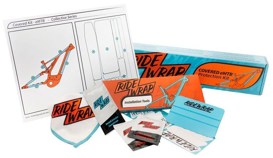 Плівка захисна RideWrap eMTB Frame Kit Matte #RW-CC-RT-EMTB фото