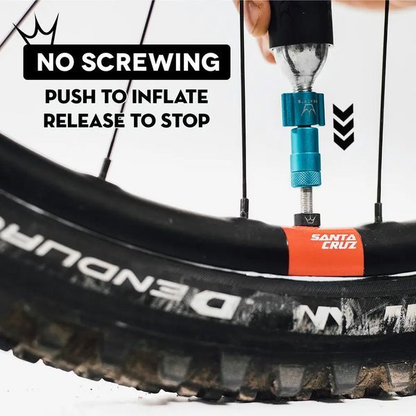 Насос Peaty's Holeshot CO2 Tyre Inflator Road & Gravel 16г Bourbon PPR-HTI-RAG-BRB-12 фото