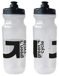 Фляга Green Cycle GBT-517 750мл зі збільшенним клапаном прозора чорна BOT-48-65 фото