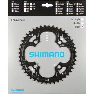 Зірка Shimano FC-M448 44T чорна Y1EA98030 фото