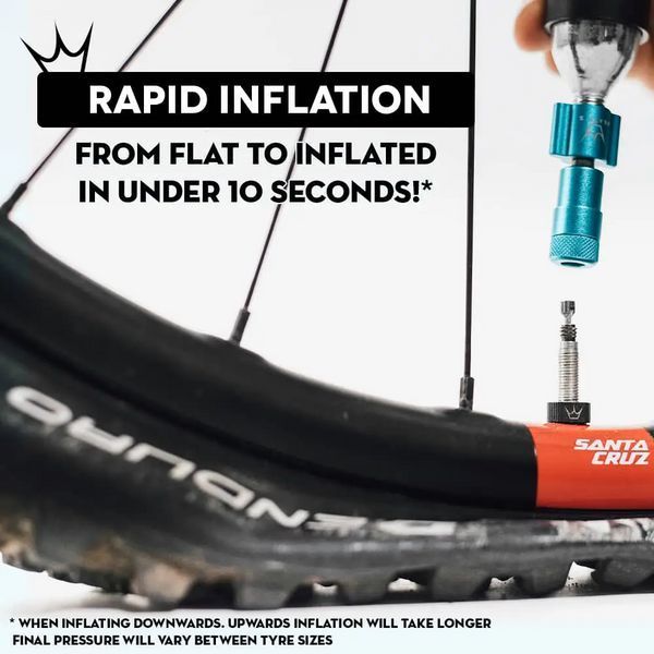 Насос Peaty's Holeshot CO2 Tyre Inflator MTB 25г Slate PPR-HTI-MTB-SLT-12 фото