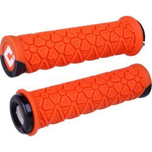 Грипсы ODI Vanquish v2.1 Lock-On Closed End Orange/Black D33VSO-B фото
