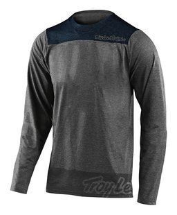 Джерси TLD Skyline L/S Jersey [London Gray Heather/Navy] Размер M 341789003 фото